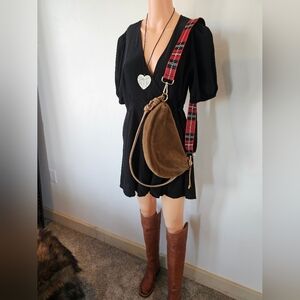 Faux WRAP Dress LBD sz Med.